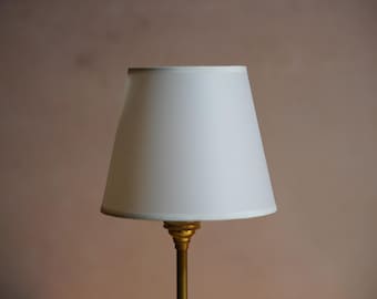 Card Lampshade • Classic White Clip-on Lampshade