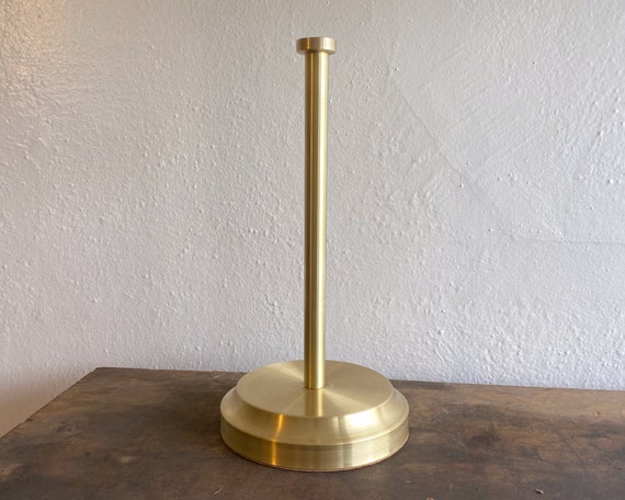 Paper Towel Holder Solid Brass Standing Paper Towel Holder 