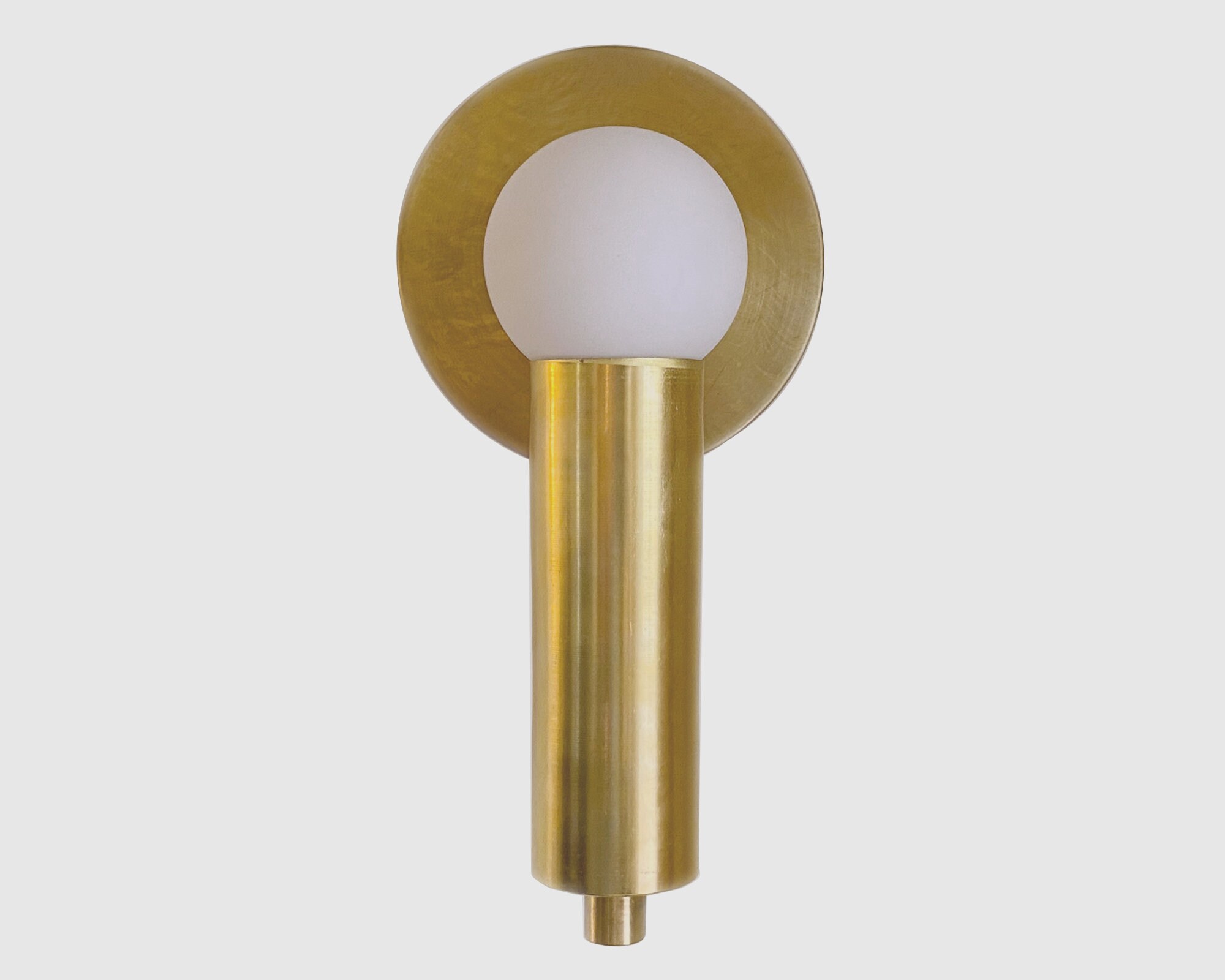 Natural Brass Wall Sconce Halo Éclairage Mural Moderne Dimmable