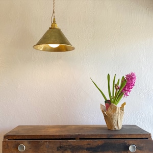 Kitchen Pendant Light • English Cord Pendant • Fabric Twist Cord Pendant