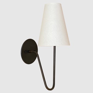 Black Wall Sconce • "Scoop Sconce" • Multiple Finishes • Black Wall Light • Bathroom Vanity Sconce