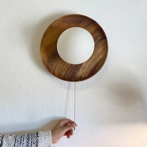 Wall Sconce with Switch • &quot;Wilder&quot; • Organic Modern Light Fixture • Statement Lighting