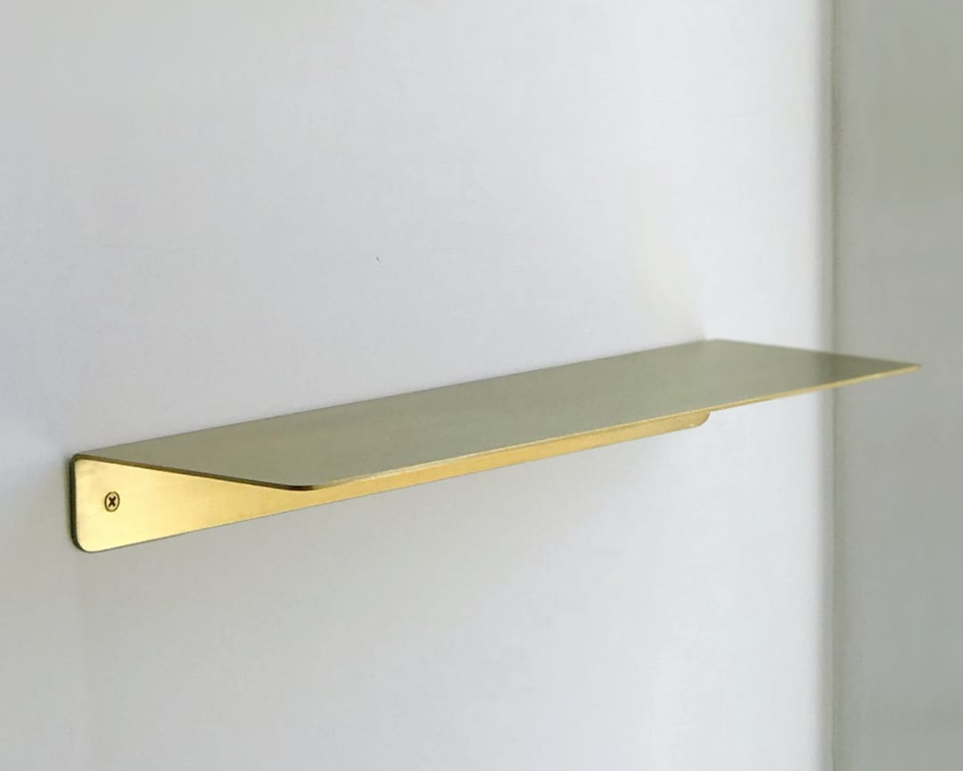 Brass shelf deals
