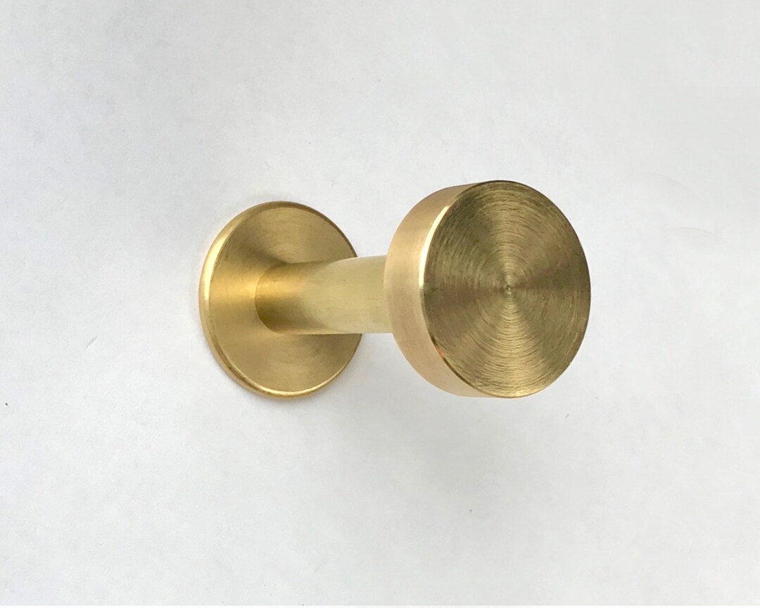 Solid Brass Hook Heavy duty Wall Hooks Brass Home Decor Brass Robe Hook Brass Details Etsy