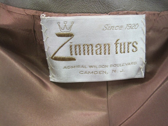 Vintage 60s 70s suede and fur midi coat, wrap coa… - image 7