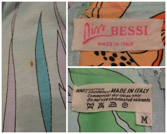 Vintage 80s Miss Bessi top and skirt set, Averard… - image 9