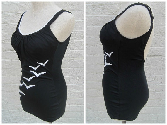 Vintage 70s DeWeese bathing suit, 70s swimsuit, v… - image 2