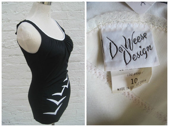 Vintage 70s DeWeese bathing suit, 70s swimsuit, v… - image 4