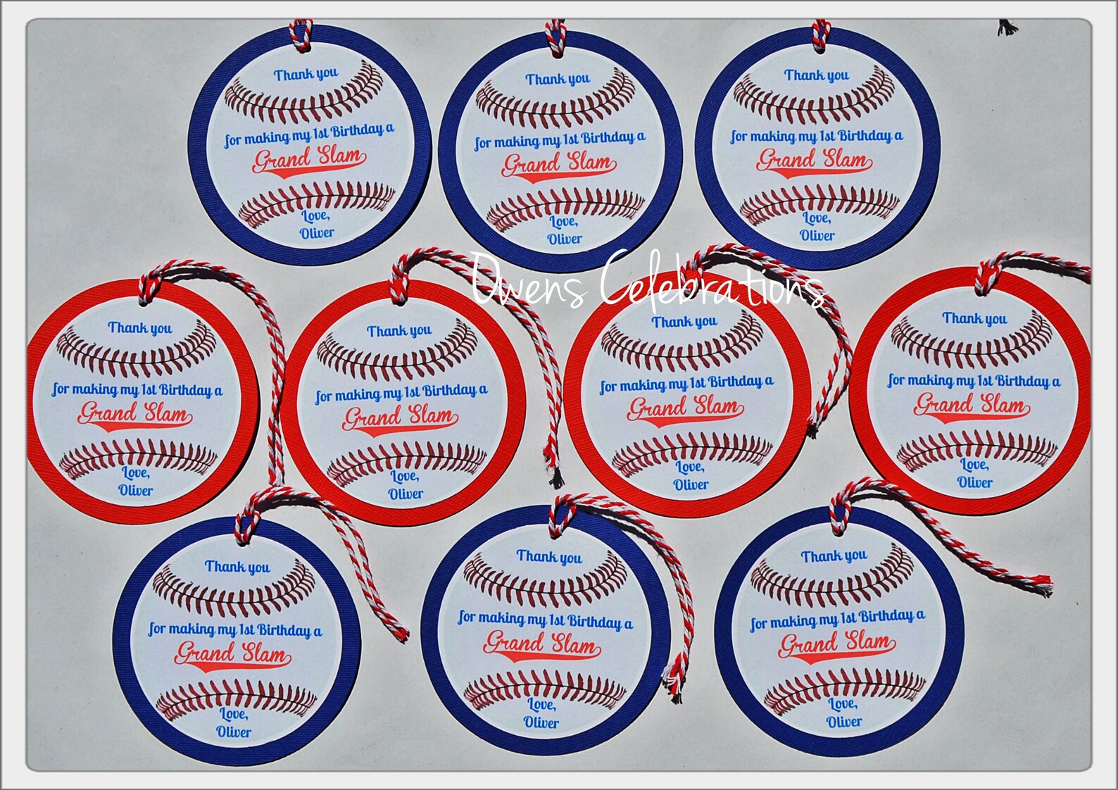 Baseball Gift Tags Baseball Party Favor Tags Baseball Party Etsy