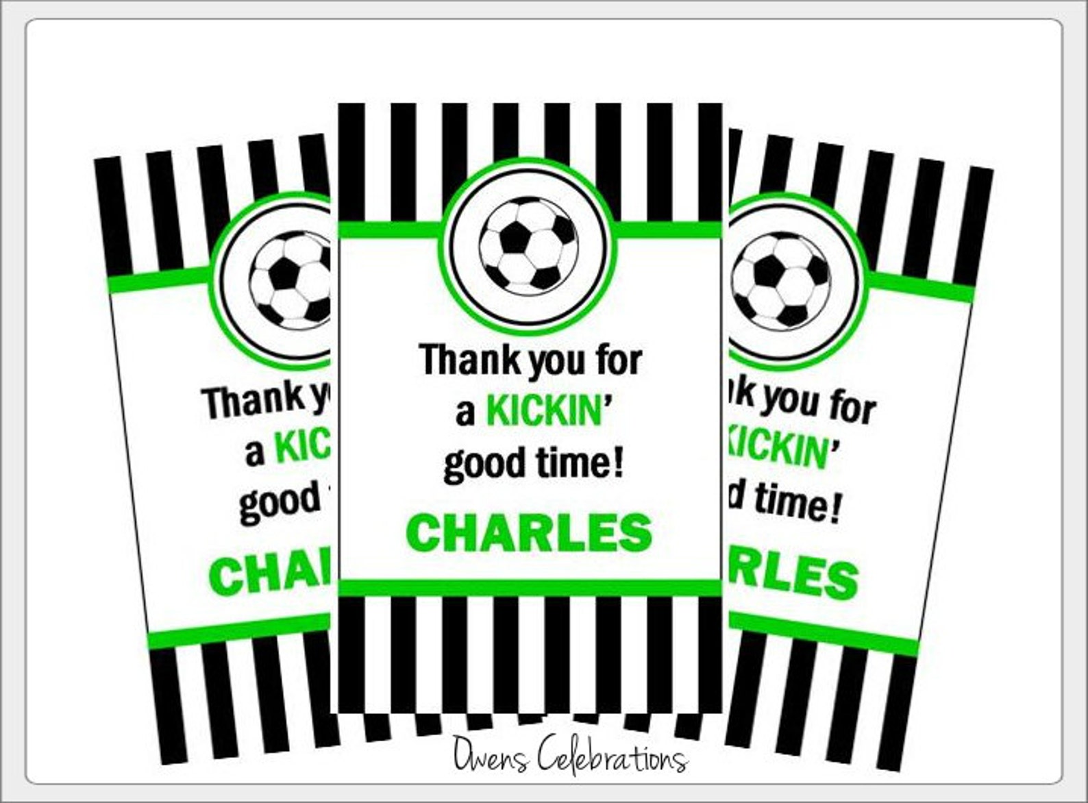 Soccer Gift Tags Soccer Party Favor Tags Soccer Party - Etsy