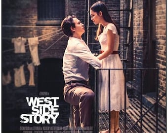WEST SIDE STORY - 2021 - original 27x40 International Style C movie poster - Steven Spielberg, Ansel Elgort, Rachel Zegler