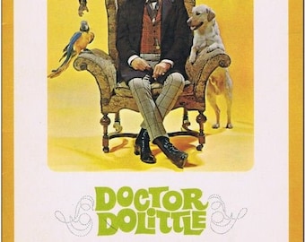 DOCTOR DOLITTLE 1967 Original Souvenir Program Book 52 Pages