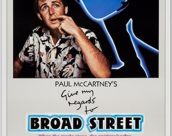 PAUL Mccartney: Give My Regards to Broad Street 1984 4oth