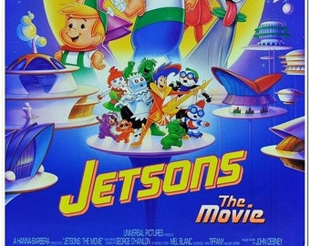 JETSONS - 1990 - Original 2-sided 27x40 Movie Poster - Advance Style - MEL BLANC