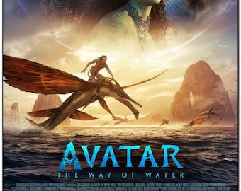 AVATAR 2: The Way Of The Water - 2022 - original 27x40 Regular Style MOVIE POSTER - Disney - Zoe Saldana, Michelle Yeoh