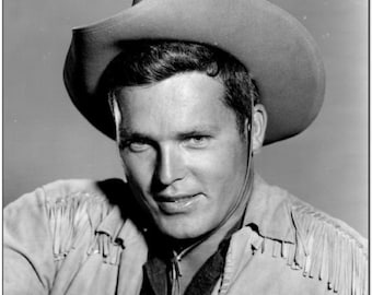 TY HARDIN - Originele Glossy Still Portrait Foto van "BRONCO" - Television Western - 1960's