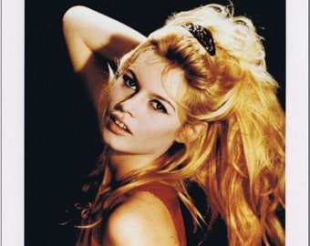 BRIGITTE BARDOT - 8x10 Glossy Color Still Portrait Photo - REPRODUCTION - Sex Symbol