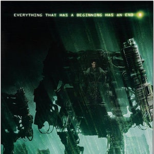 MATRIX REVOLUTIONS - 2003 - Original 27x40 Movie Poster - Advance Style of the MACHINES - Stars Keanu Reeves, Carrie-Anne Moss