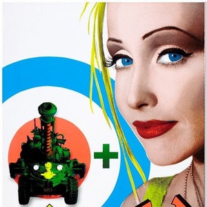 TANK GIRL - 1995 - original 27x40 Advance Style Movie Poster - Lori Petty - AMAZING Day-Glo Poster!!