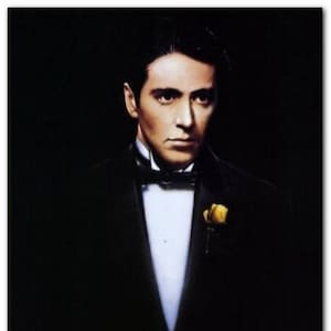 Godfather Part 2 - 1991 - original rolled VIDEO door panel poster of AL PACINO - Measures 16.25 x 37.50