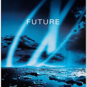 X-FILES: The Movie - 1999 - Original 27x40 Movie Poster - Blue Advance - DAVID DUCHOVNY, Gillian Anderson, Martin Landau