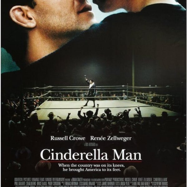 CINDERELLA MAN - 2005 - original 27x40 D/S Movie Poster - Regular Style - Russell Crowe, Renée Zellweger, Paul Giamatti - BOXING