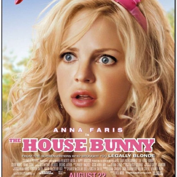 HOUSE BUNNY - 2008 - Original 27x40 Movie Poster - great shot of Anna Faris