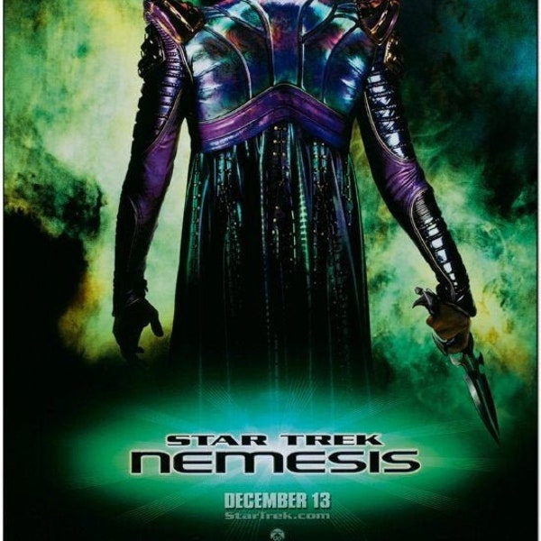 STAR TREK 10: NEMESIS - 2002 - Original Advance Style Movie Poster - 27x40 - Patrick Stewart,  Jonathan Frakes, Brent Spiner