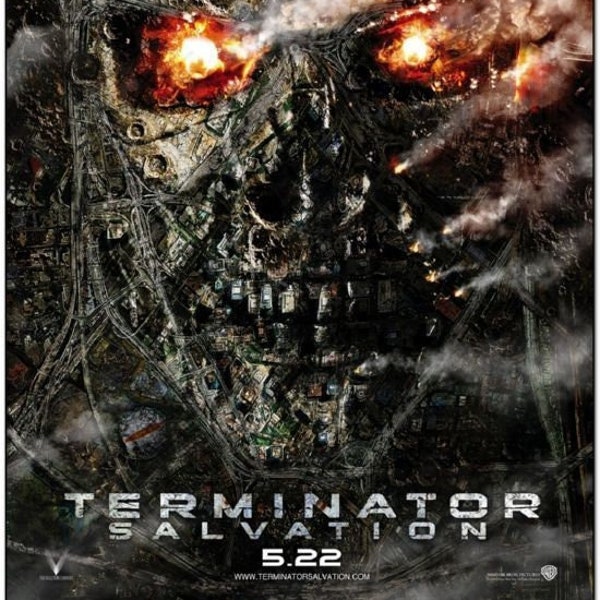 TERMINATOR 4: SALVATION - 2009 - Original 27x40 Movie Poster - Advance Style A - Christian Bale, Helena Bonham Carter, Anton Yelchin