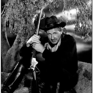 LLOYD BRIDGES - Original Glossy Still Photo from TV Show &quot;The Loner&quot; - 1965