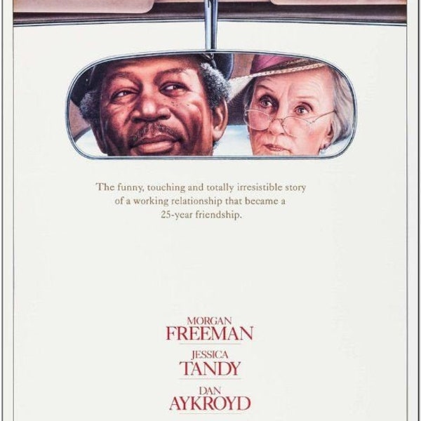 DRIVING MISS DAISY - 1989 - Original 1-Sheet Movie Poster - Morgan Freeman, Jessica Tandy - Academy Award Winner of Best Picture