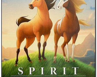 SPIRIT - Stallion Of The Cimarron - 2002 - original 27X40 Movie Poster - Final Style - MATT DAMON, James Cromwell