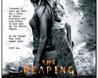 REAPING - 2007- Original 27x40 D/S movie poster - Style A - HILARY SWANK, Idris Elba, Anna Sophia Robb