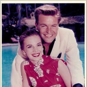 NATALIE WOOD - with Robert Wagner - 8x10 Color Glossy Still Photo -Publicity style - Reproduction - #3