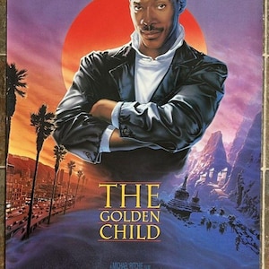 GOLDEN CHILD - 1986 - Original Rolled 27x40 Movie Poster - Eddie Murphy - great artwork of Eddie