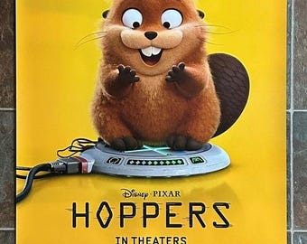HOPPERS -2026- Original Advance Movie Poster - 27x40 - JON HAMM - Disney - Pixar