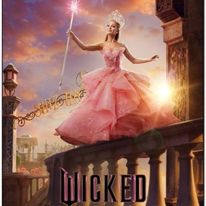 WICKED - 2024 - original 27x40 Advance &quot;C&quot; Movie Poster - ARIANA GRANDE, Cynthia Erivo, Jonathan Bailey, Michelle Yeoh