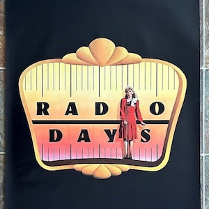 RADIO DAYS - 1987 - original 27x41 Movie Poster- Woody Allen directs - stars Mia Farrow