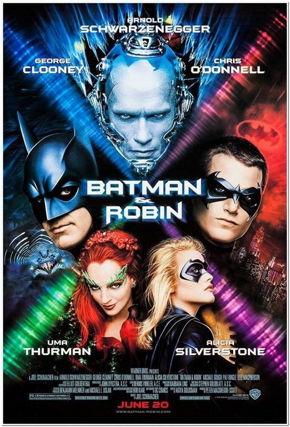 BATMAN & ROBIN 1997 Original 27x40 FINAL Movie Poster - Etsy