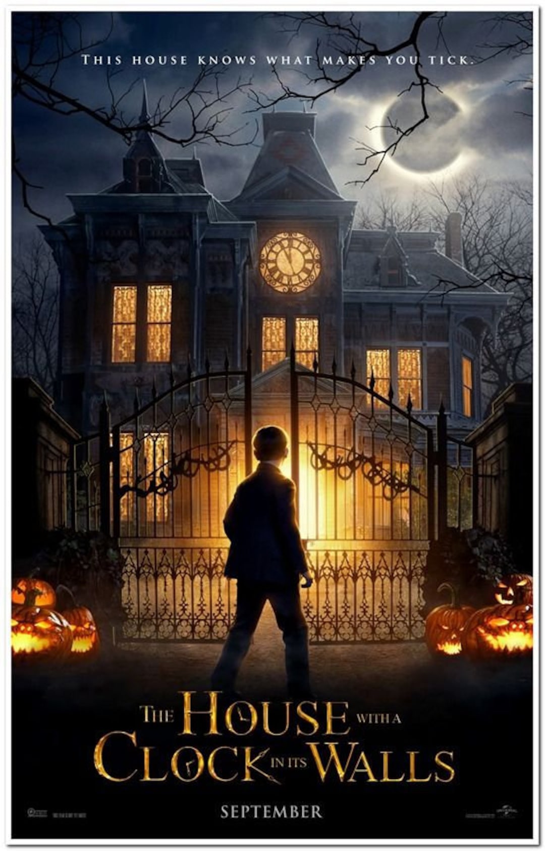 House With a Clock in Its Walls - Original D/S 27X40 Movie Poster - The House With A Clock In It's Walls