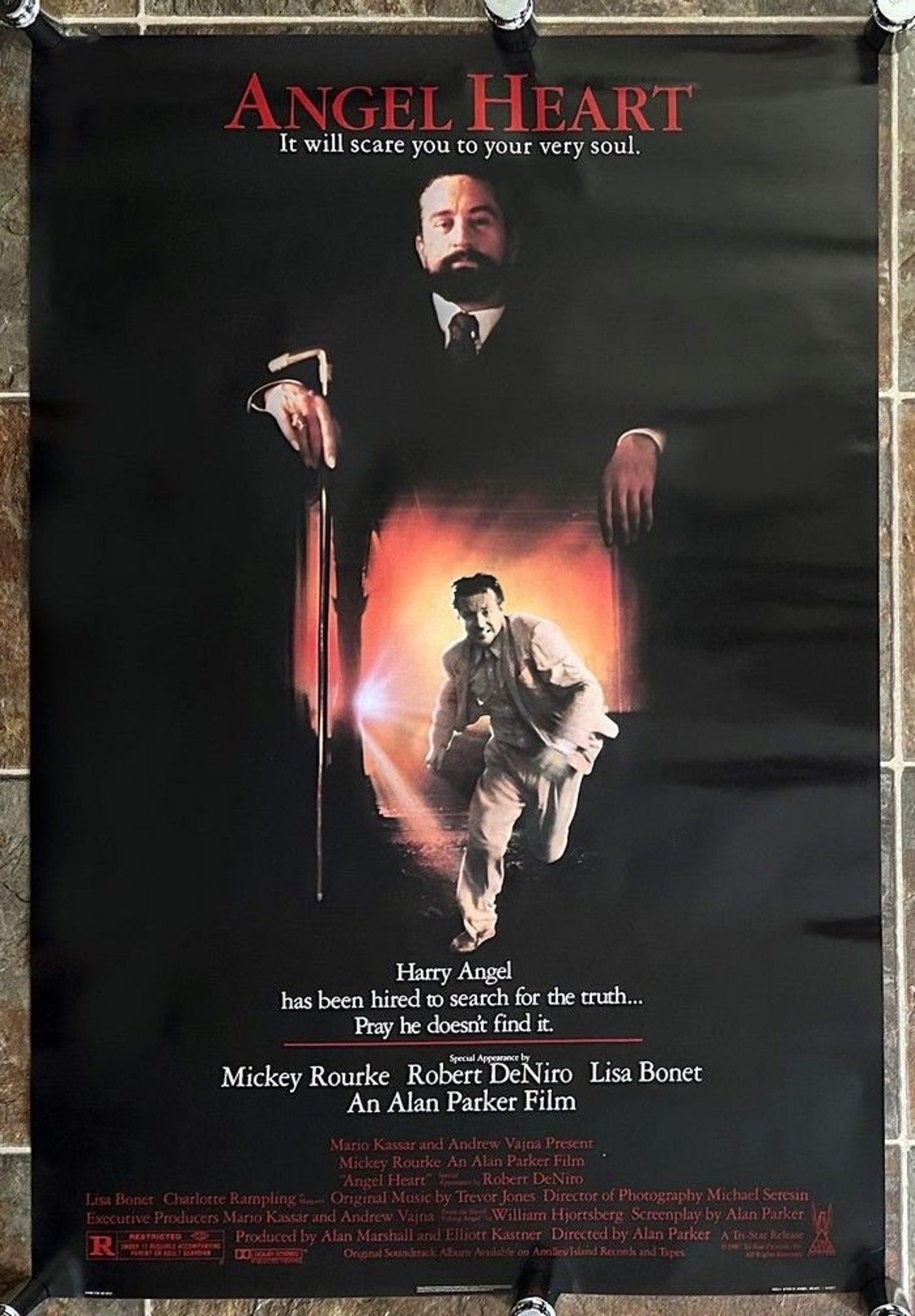 ANGEL HEART - 1987 - Original 27x40 ROLLED Movie Poster - Robert