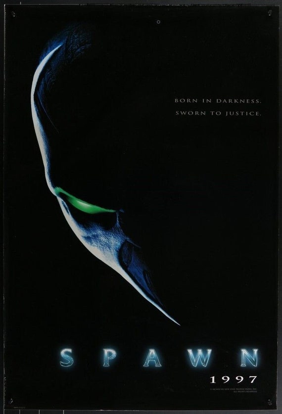 SPAWN - 1997 - Original 27x40 Movie Poster - Advance Style