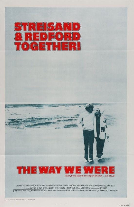 WAY WE WERE -1973 - Original 27x41 International Movie Poster