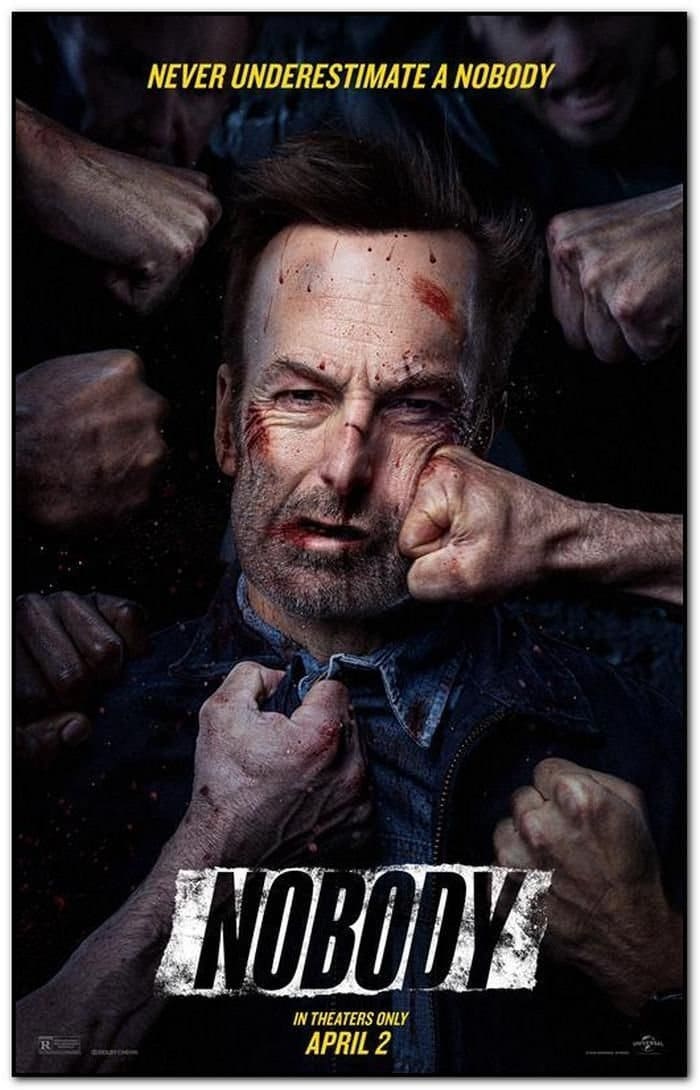 NOBODY 2021 Original 27x40 Movie Poster BOB ODENKIRK Connie nobody-2021-original-27x40-movie-poster-bob-odenkirk-connie