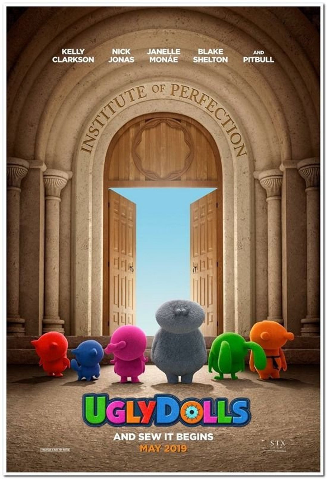 Cartoon Ugly Dolls 2019 UGLY DOLLS 2019 Original 27X40 Advance