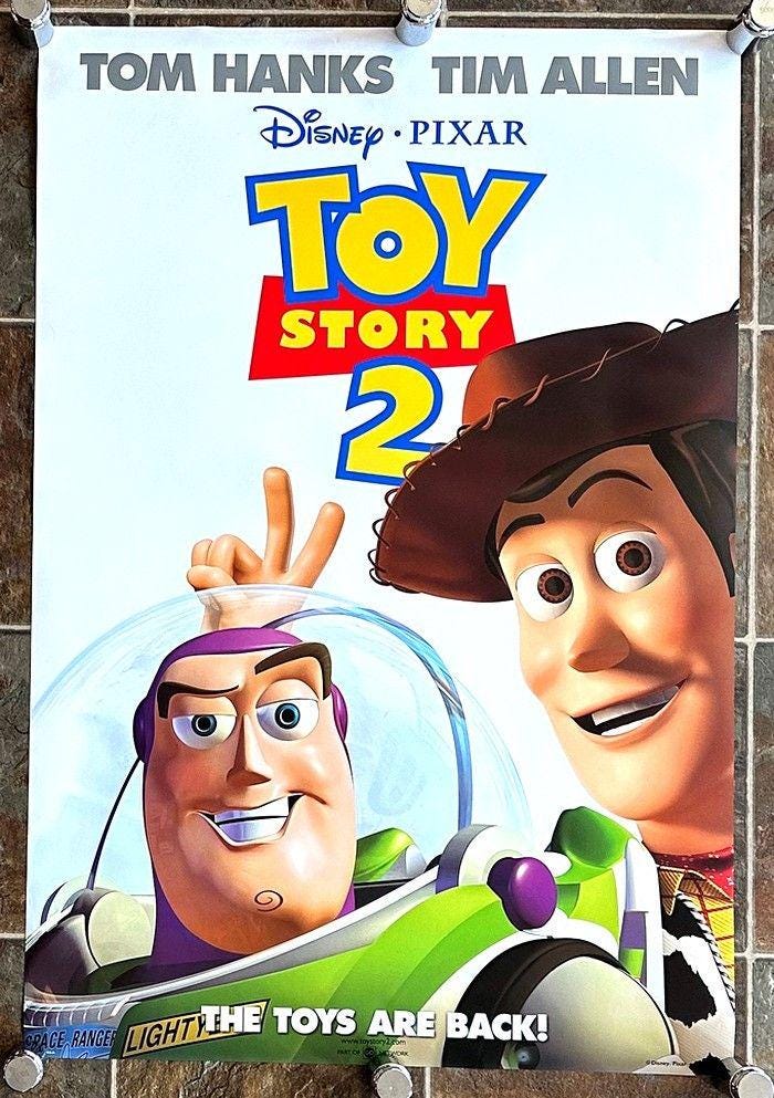 n*a様 希少❇️ディズニー映画TOY STORY 2 パンフレット 1冊 美品 TOY STORY 2 - 1999 - Original 27x40 DISNEY Movie Poster- 2-sided