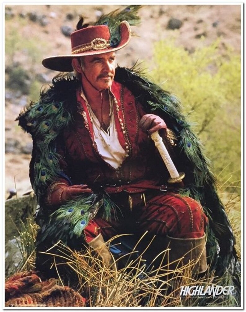 HIGHLANDER 1986 Original Rolled Inglés Película Poster Etsy