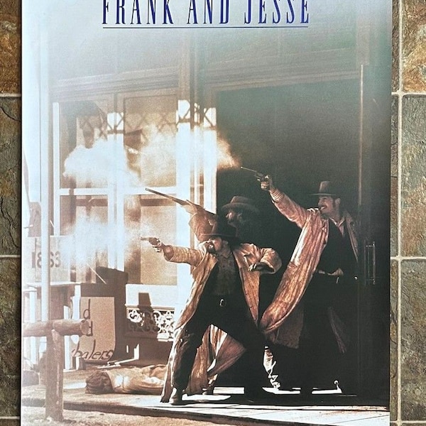 FRANK AND JESSE - 1994 - original 27x40 D/S Movie Poster - Advance Style - Rob Lowe, Bill Paxton