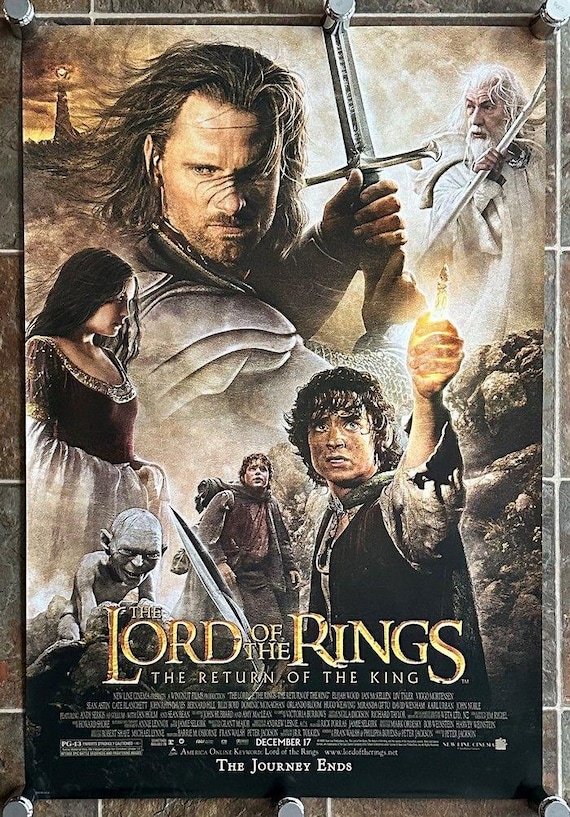 LORD of THE RINGS: Return of the King - 2003 - Original 27x40