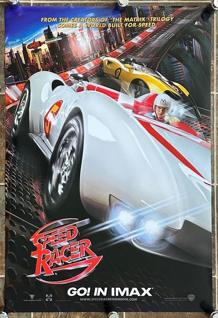 SPEED RACER - 2008 - Original 27x40 Movie Poster- Advance IMAX